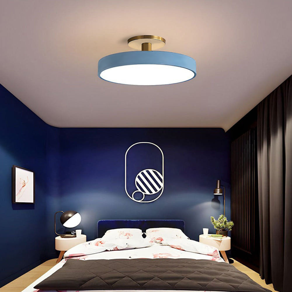 Orbi | Sleek Round Flush Mount Ceiling Light