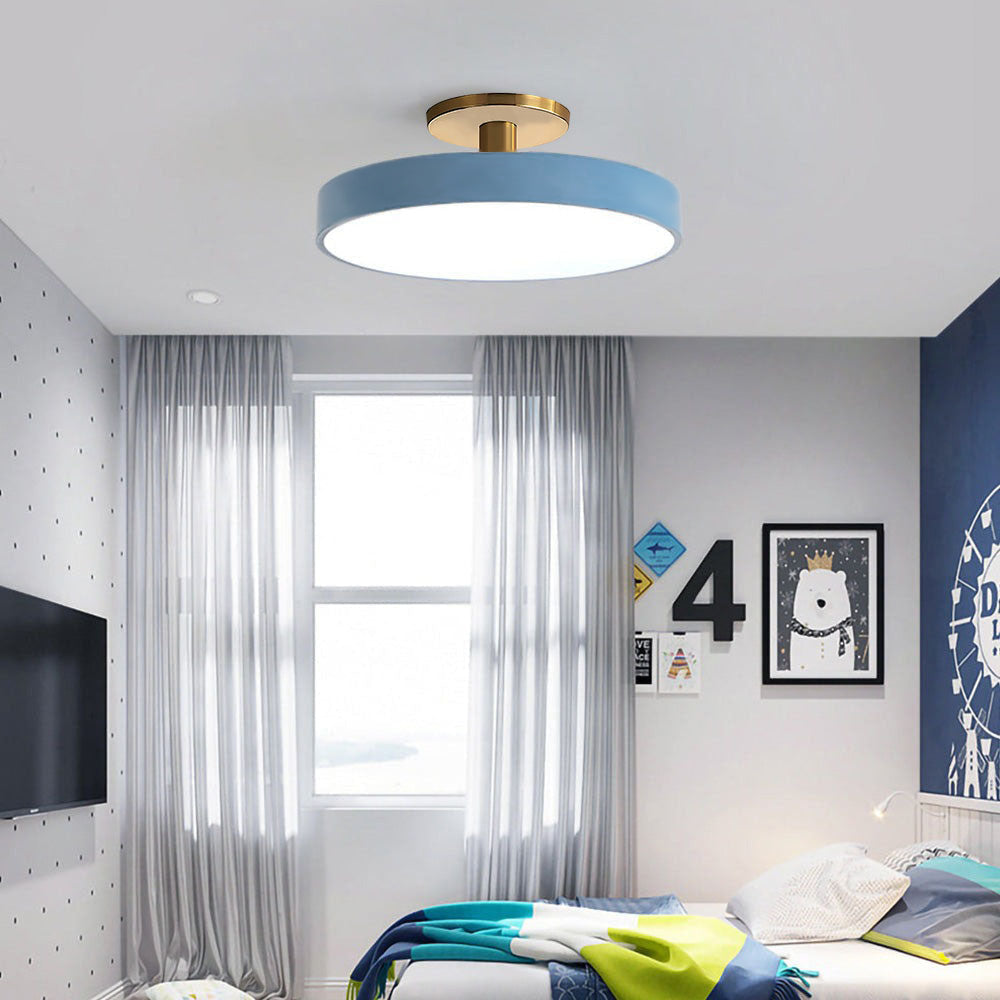 Orbi | Sleek Round Flush Mount Ceiling Light