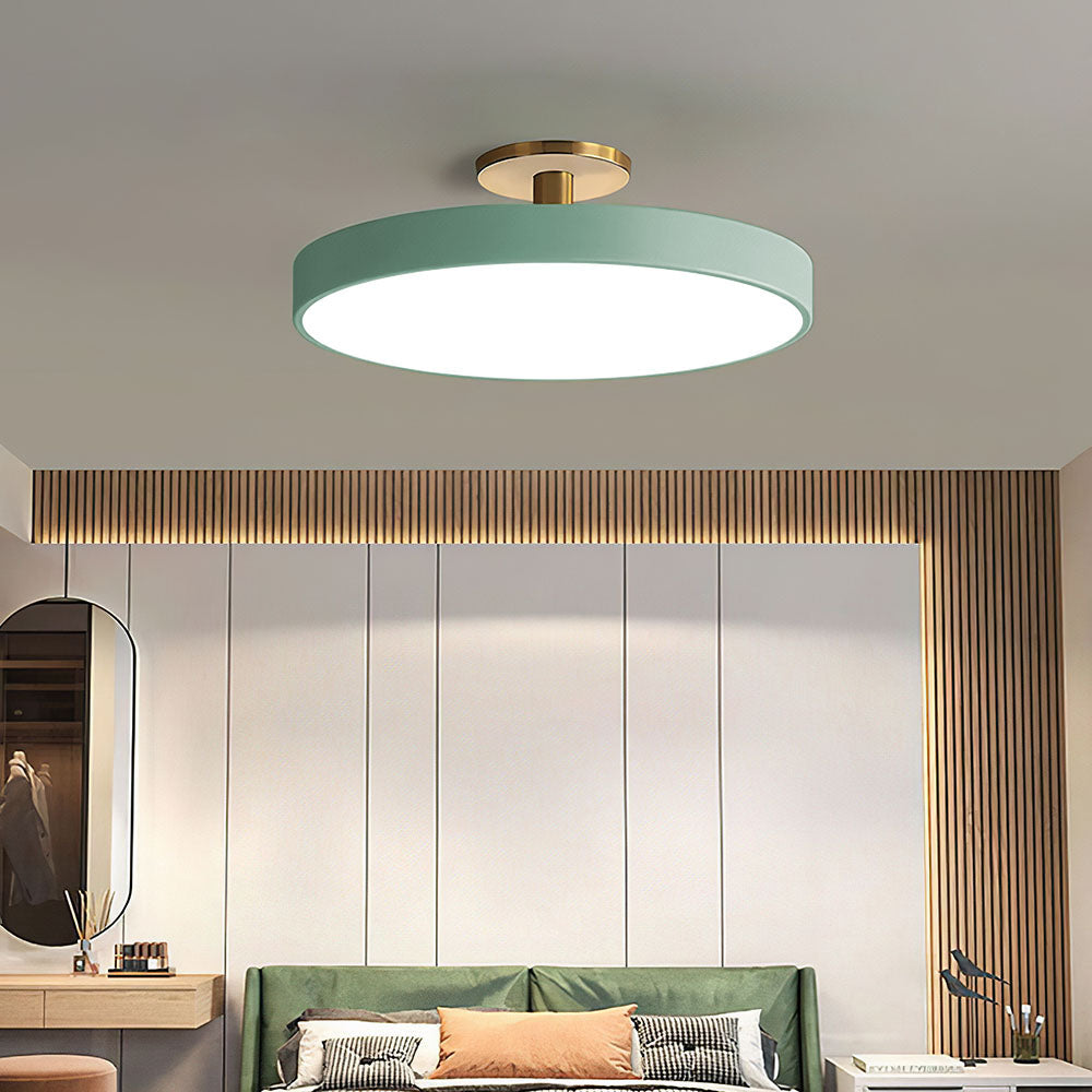 Orbi | Sleek Round Flush Mount Ceiling Light