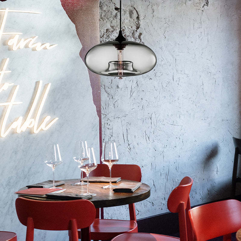 Aerisue | Nordic Glass Vase Silhouette Pendant Light