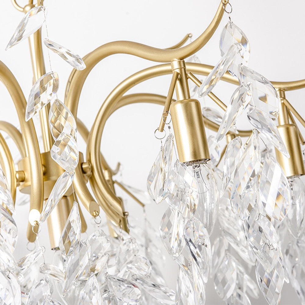 Elaral | Luxury Wisteria Flower Cascading Crystal Chandelier