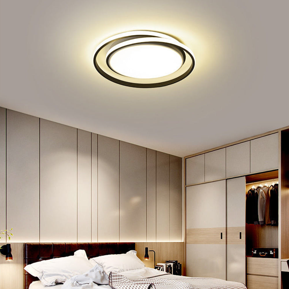 Halo | Contemporary Circular Flush Mount Ceiling Light