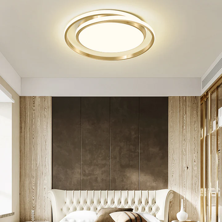 Halo | Contemporary Circular Flush Mount Ceiling Light