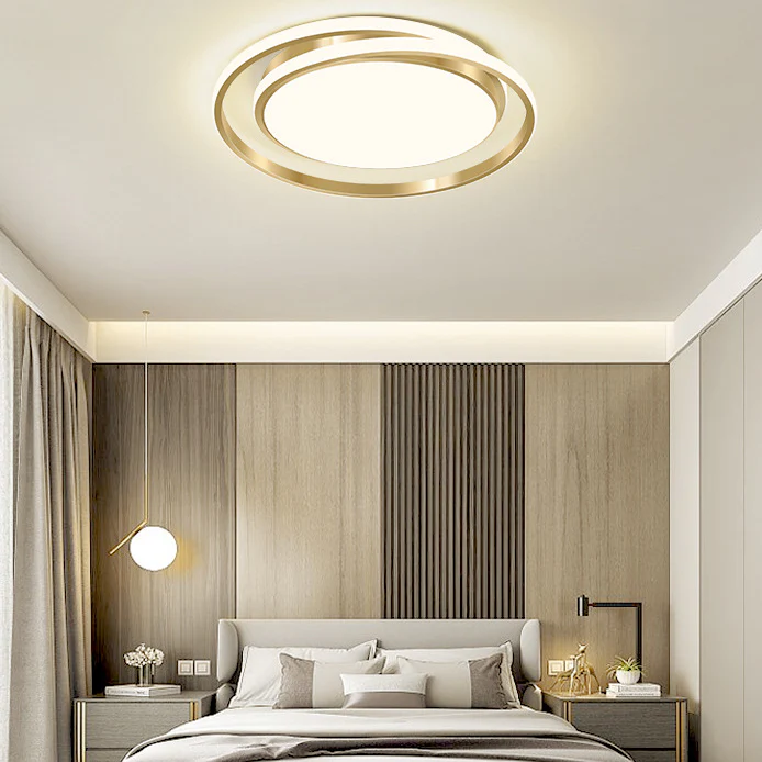 Halo | Contemporary Circular Flush Mount Ceiling Light