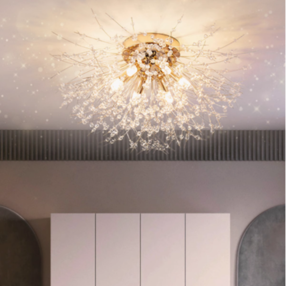 Aethelis | Starburst Firework Dandelion Pendant and Ceiling Light