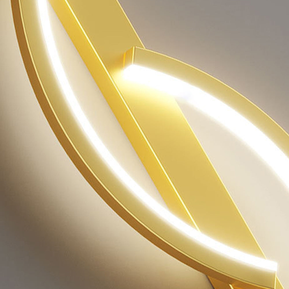 Althun | Modern Sinuous Wave Silhouette Metal Wall Light