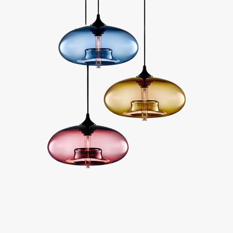 Aerisue | Nordic Glass Vase Silhouette Pendant Light