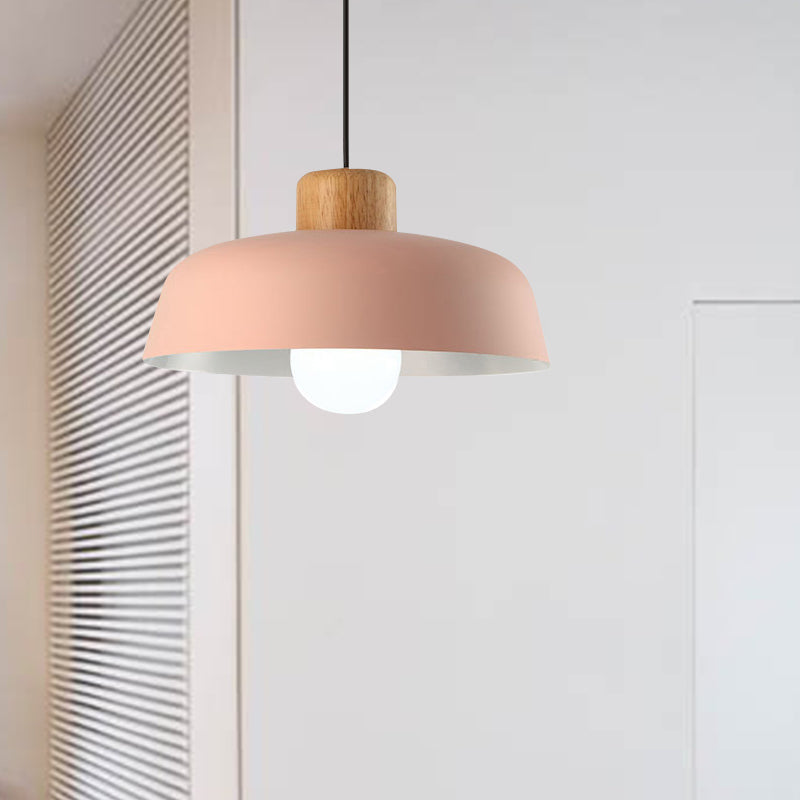 Ligna | Minimalist Scandinavian Matte Dome Pendant Light
