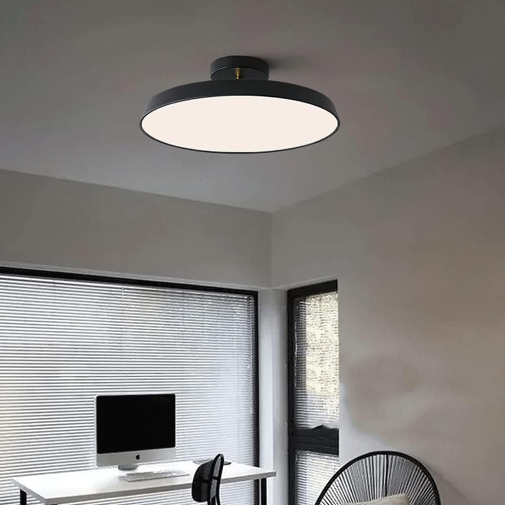 Novus | Contemporary Round Flush Mount Ceiling Light with Flat Panel