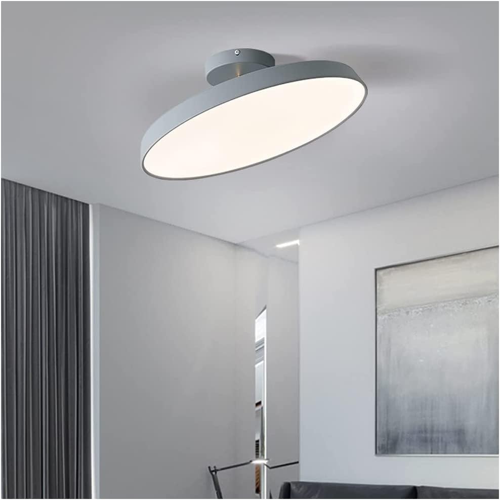 Novus | Contemporary Round Flush Mount Ceiling Light with Flat Panel