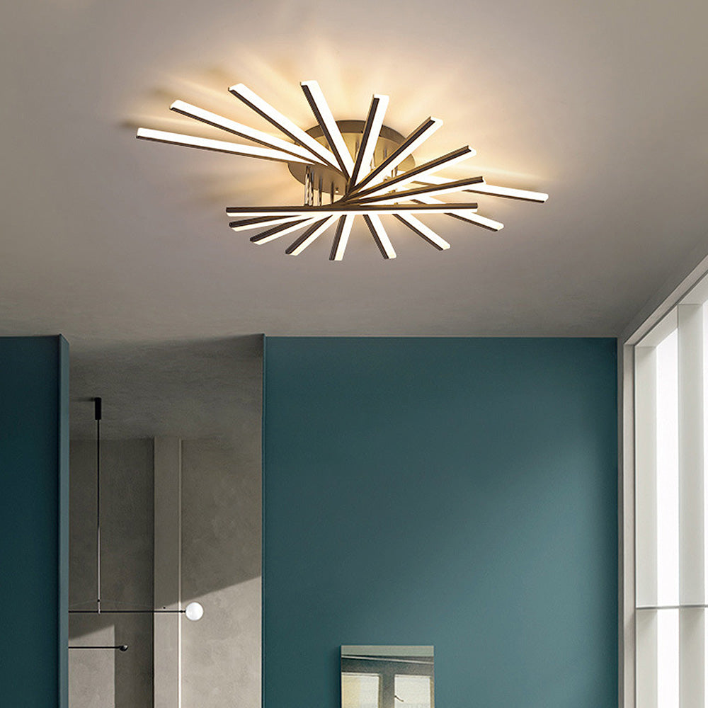 Astra | Modern Nordic Starburst Metal Ceiling Light