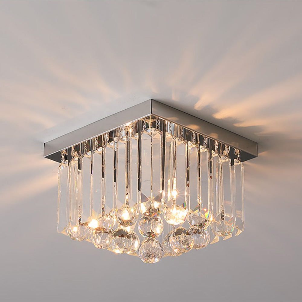 Prisma | Luxurious Crystal Prism Drum Ceiling Light