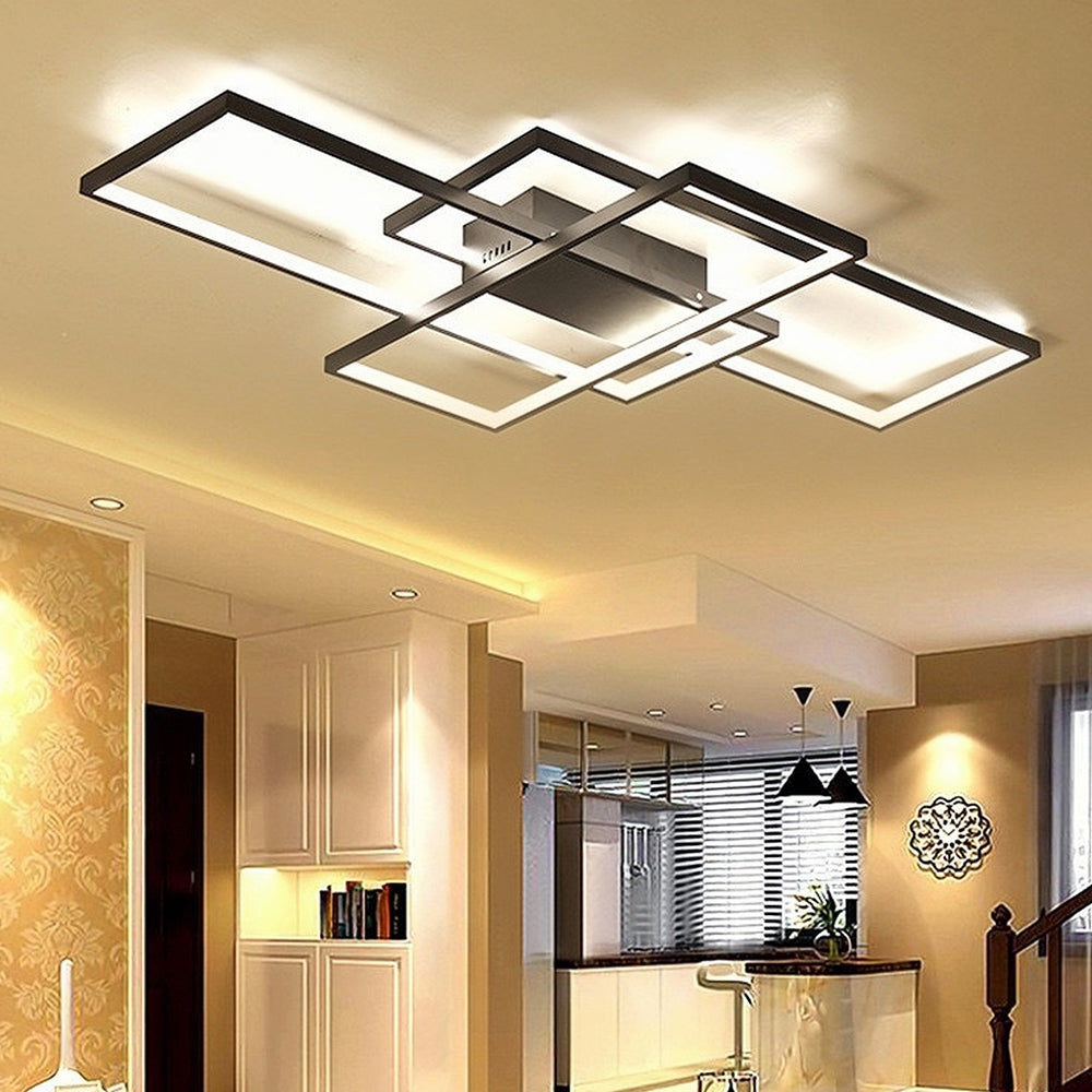 Nexa | Contemporary Overlapping Geometric Ceiling Light
