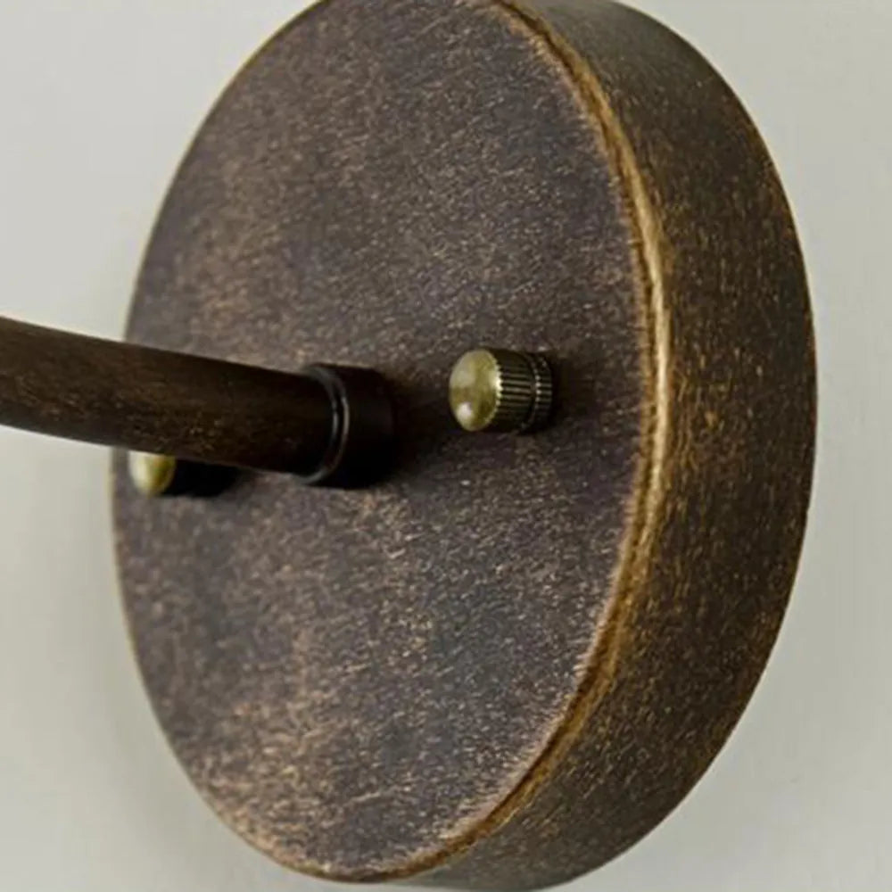 Eldenstyr | Vintage Bowl Silhouette Rustic Metal Sconce Wall Light