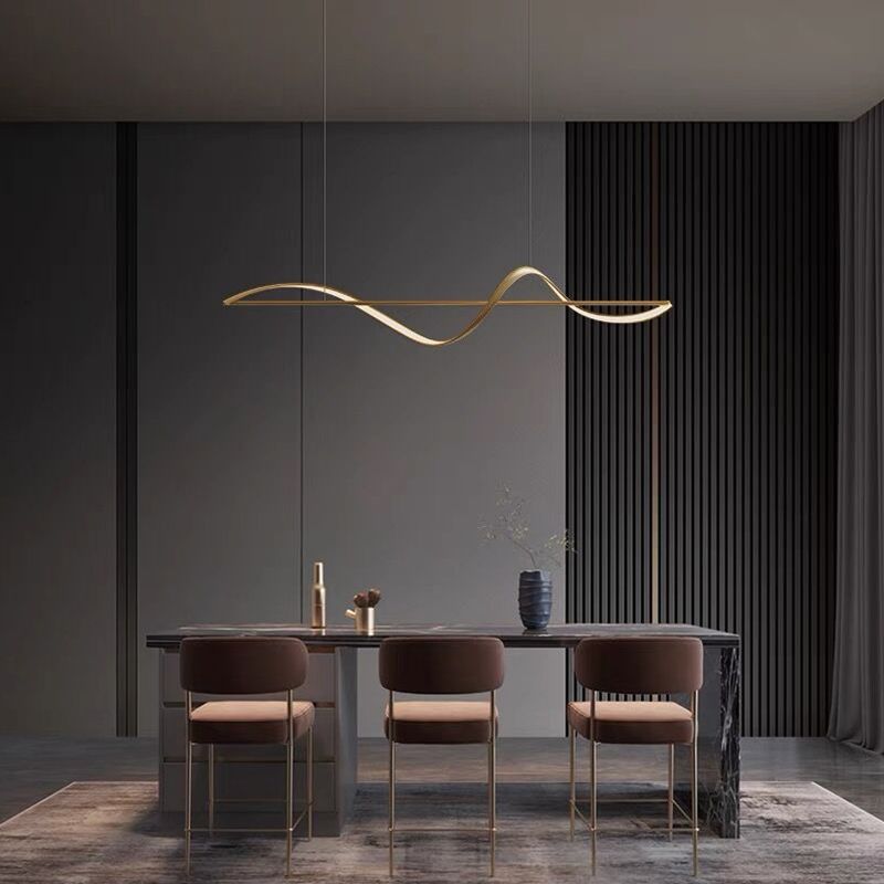 Luxenri | Minimalist Linear Artistic Silhouette Pendant Light