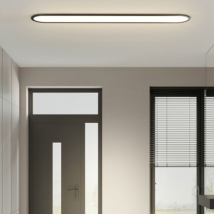 Ellia | Minimalist Slim Profile Oval Ceiling Light
