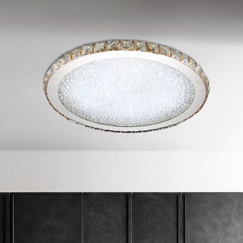 Aurum | Circular Crystal Jewel Flush Mount Ceiling Light
