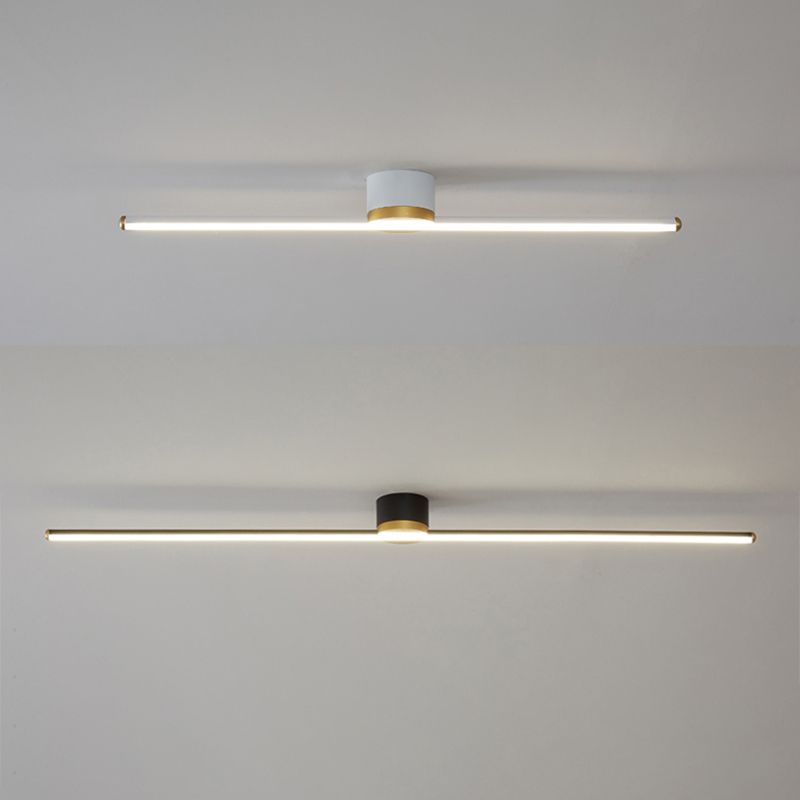 Aethel | Minimalist Sleek Linear Flush Mount Ceiling Light