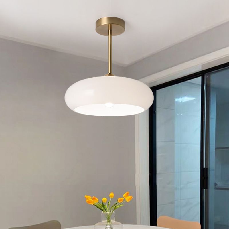 Aerisun | Minimalist Ambient Circular Glass Flush Mount Ceiling Light