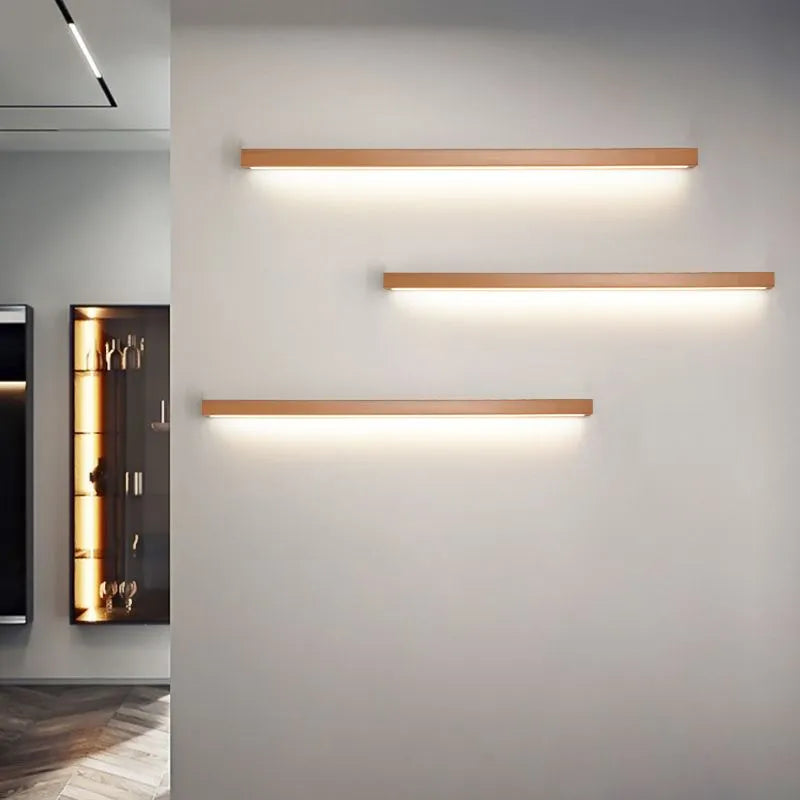 Elysian | Minimalist Timber Linear Vanity Wall Light