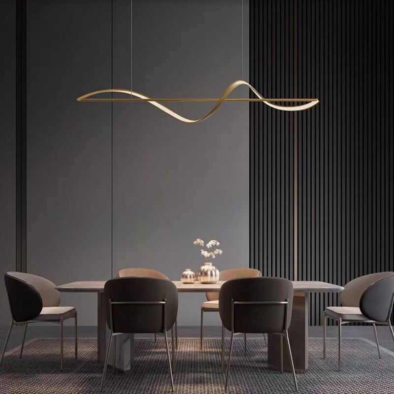 Luxenri | Minimalist Linear Artistic Silhouette Pendant Light