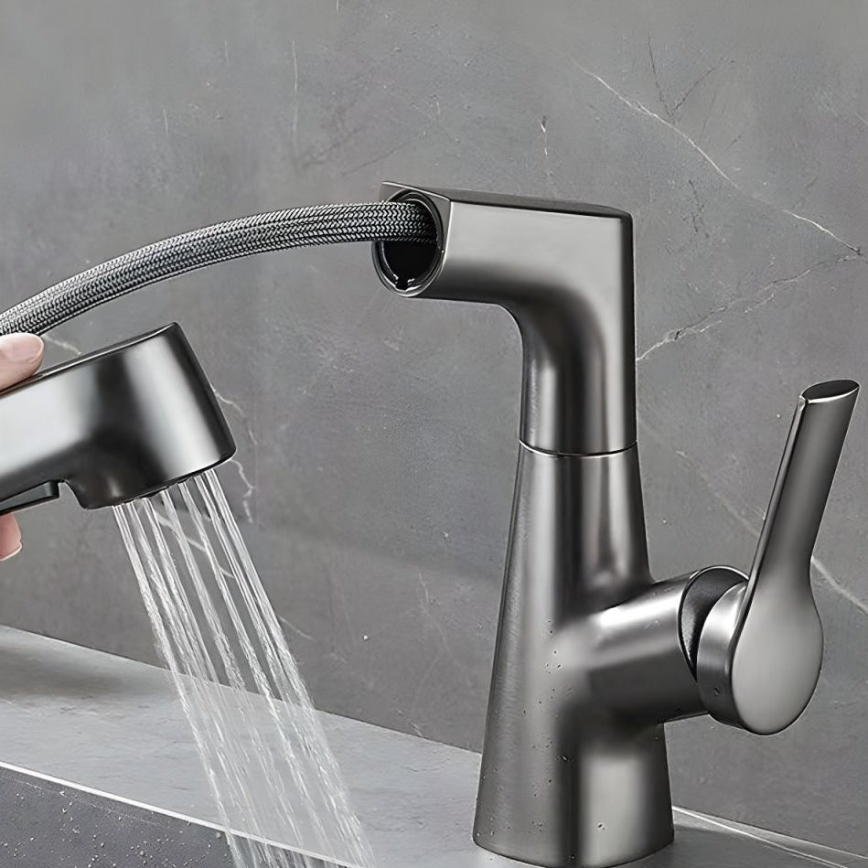 Nordivik | Sleek Retractable Spout Kitchen Sink Mixer Tap with Lever Handle