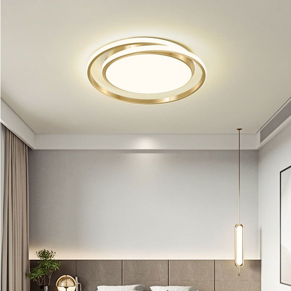 Halo | Contemporary Circular Flush Mount Ceiling Light