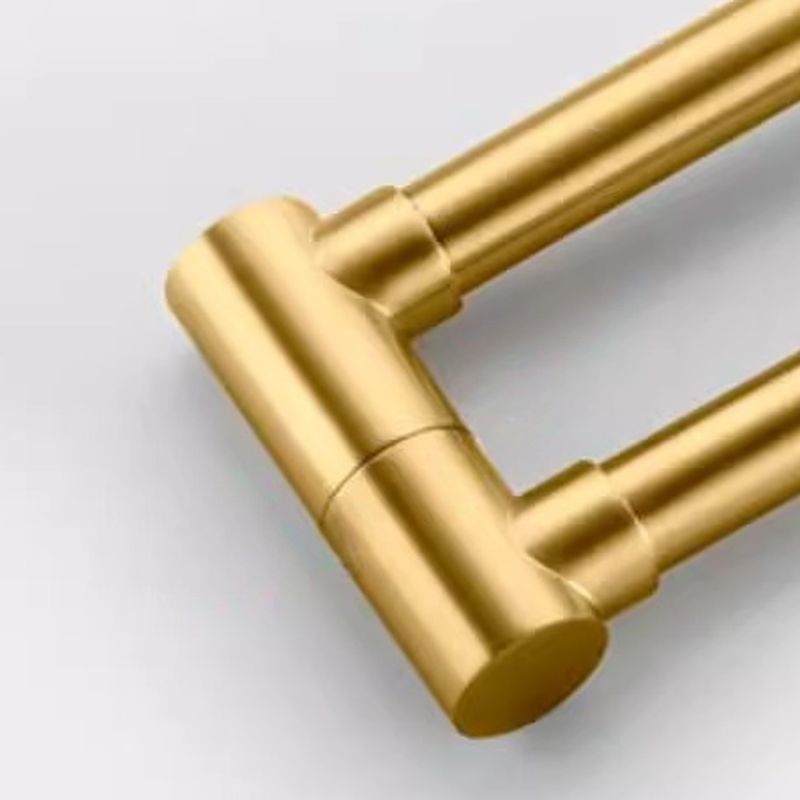 Oksvane | Wall Mounted Folding Arm Dual Lever Pot Filler Kitchen Tap