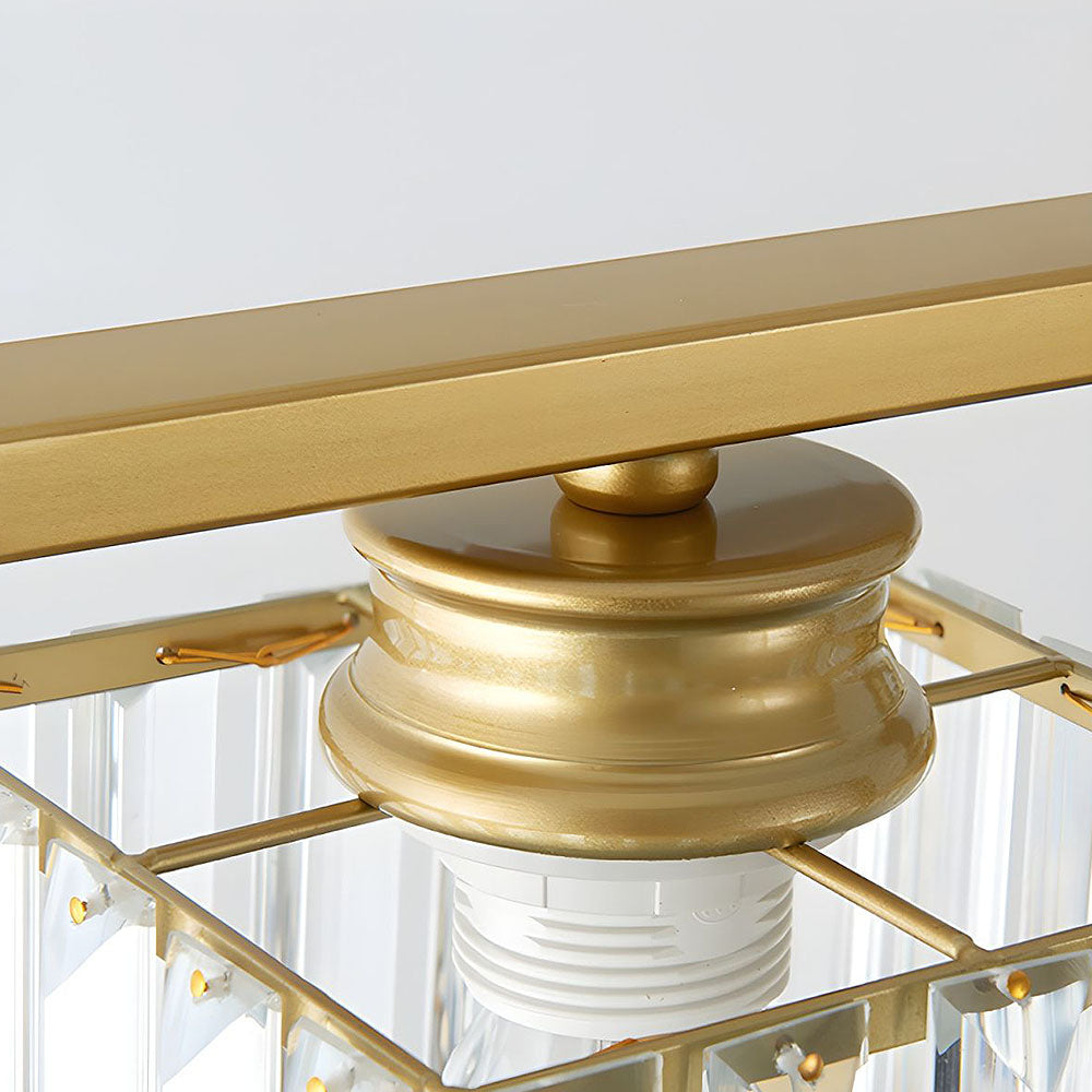 Claris | Nordic Multi Head Linear Ribbed Glass Chandelier