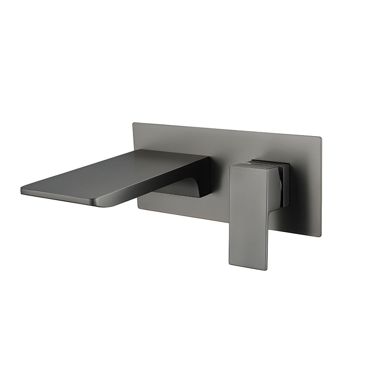 Luvarni | Modern Wall Mounted Square Profile Waterfall Bathroom Tap