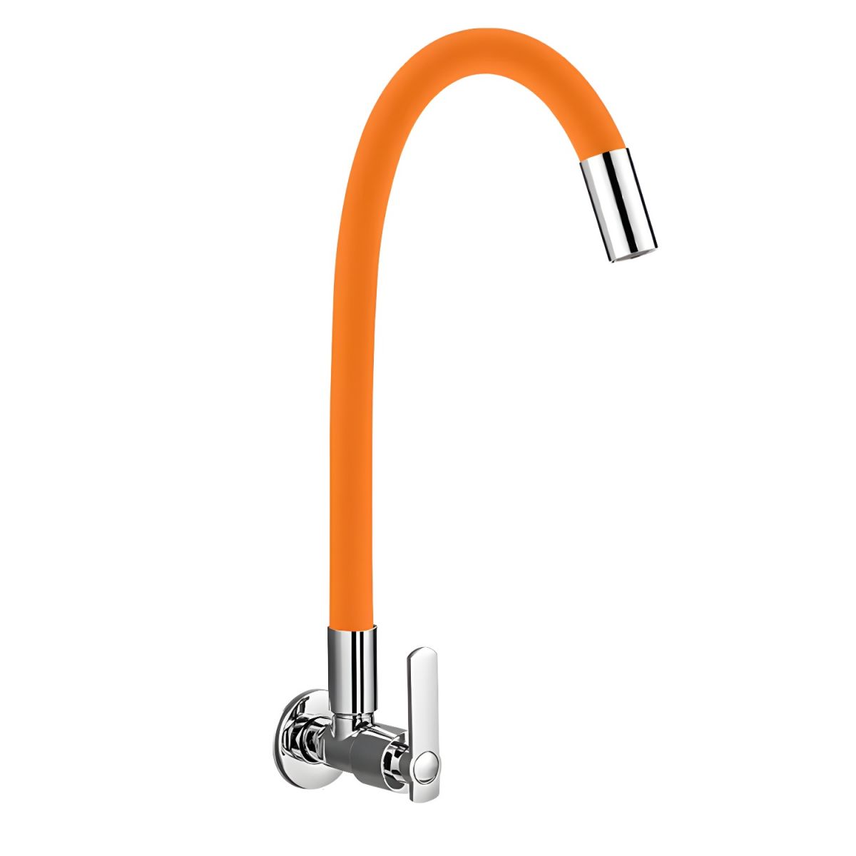 Lythavik | Modern Gooseneck Swivel Spout Wall Mounted Kitchen Tap