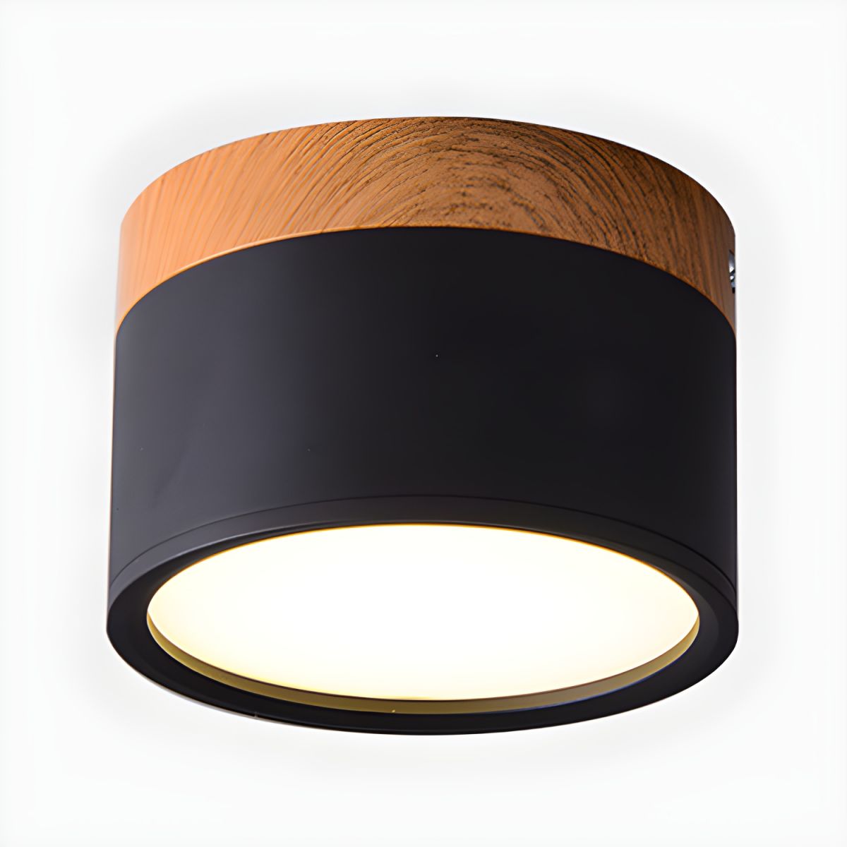 Kelryn | Minimalist Wood Metal Surface Mount Ceiling Spotlight