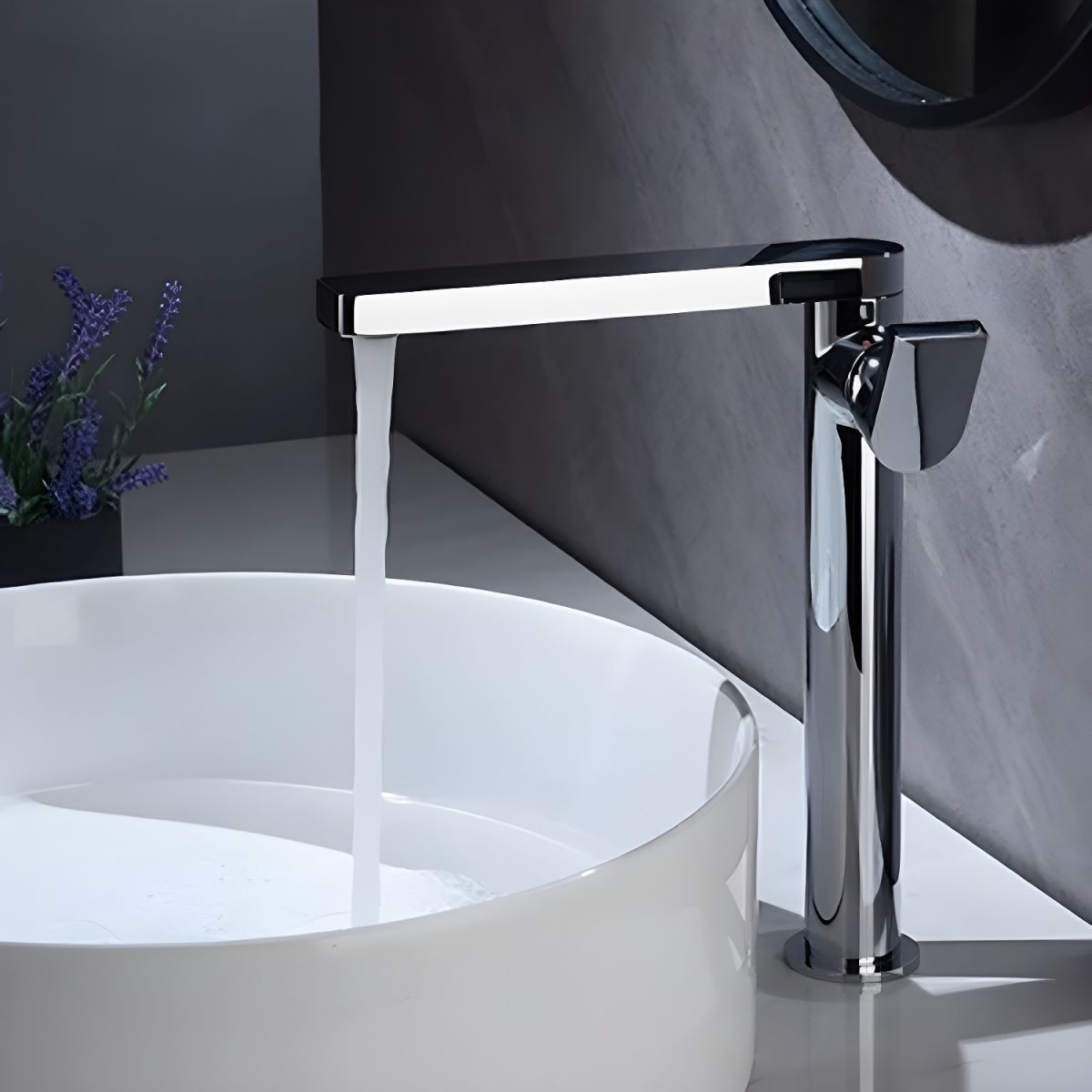 Sylmure | Sleek Touch Activated Single Lever Bathroom Sink Tap