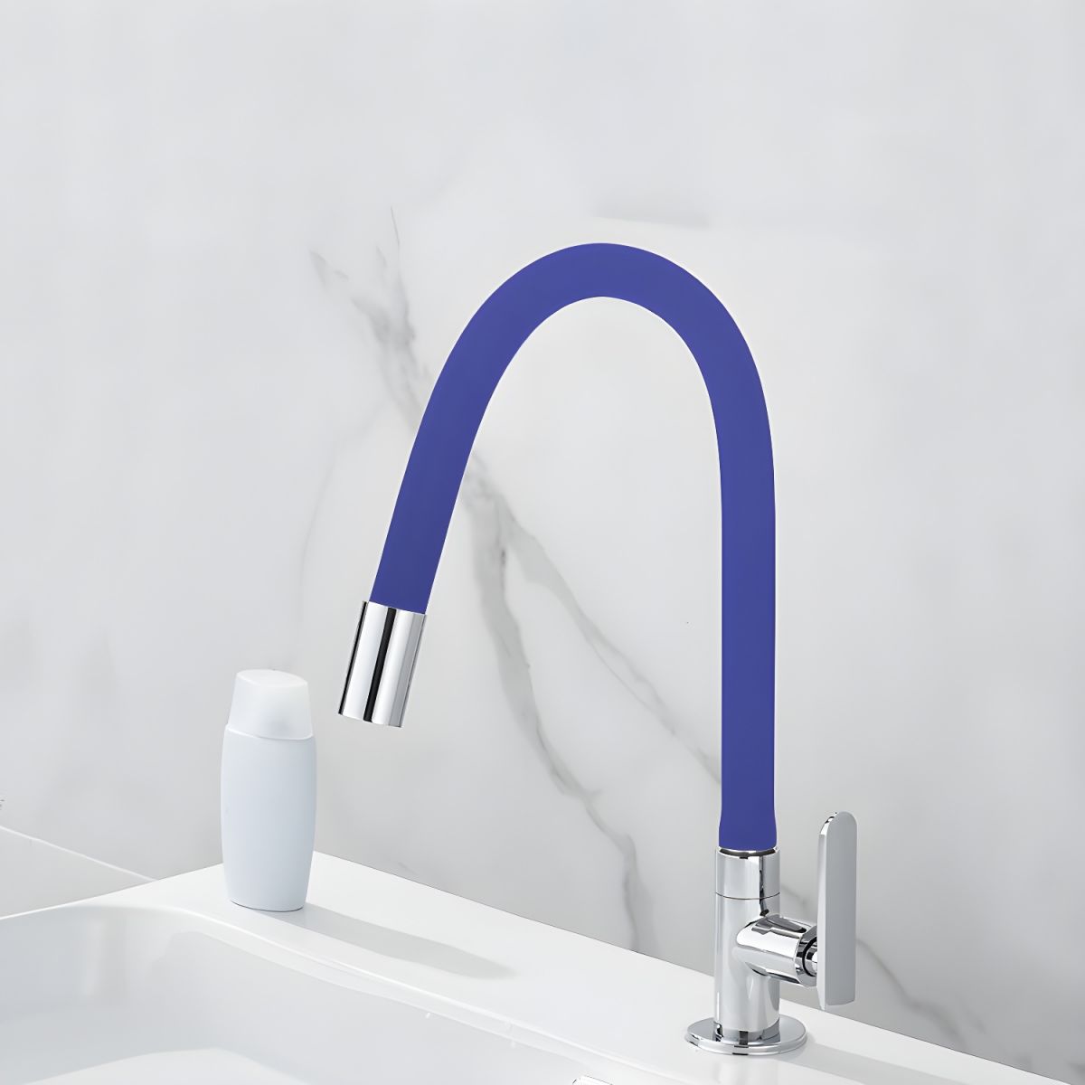 Videnar | Sleek High Arc Tubular Single Lever Kitchen Sink Tap