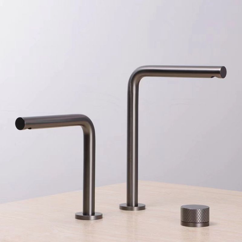 Lysivalla | Modern High Arc Tubular Silhouette Swivel Vessel Bathroom Sink Tap