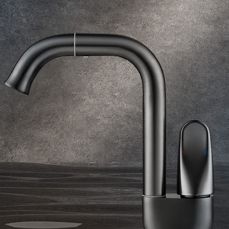 Kystvalla | Modern Curved Profile Swivel Bathroom Basin Tap
