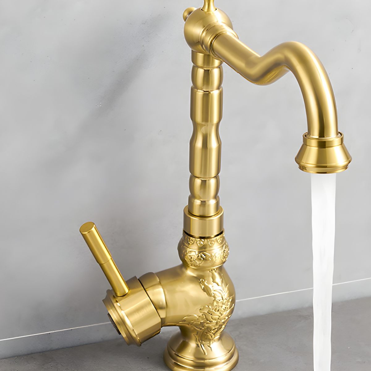 Jorthun | Elegant Arched Profile Single Lever Kitchen Sink Mixer Tap