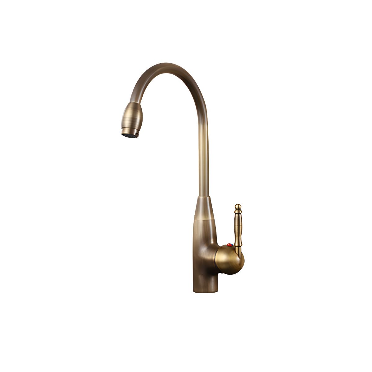 Sylviken | Luxury High Arc Swivel Spout Gooseneck Kitchen Sink Mixer Tap