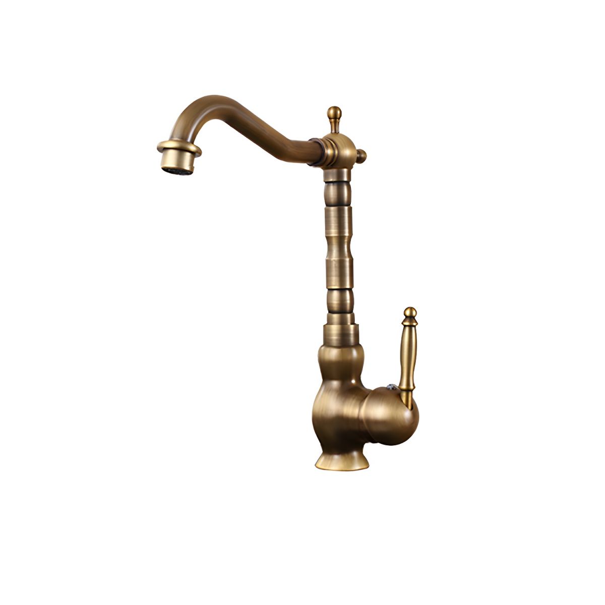 Sylviken | Luxury High Arc Swivel Spout Gooseneck Kitchen Sink Mixer Tap