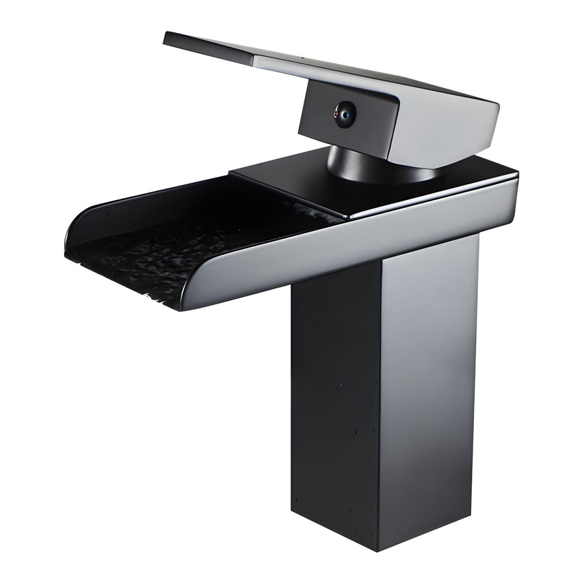 Kestruve | Modern Column Waterfall Spout Bathroom Sink Tap