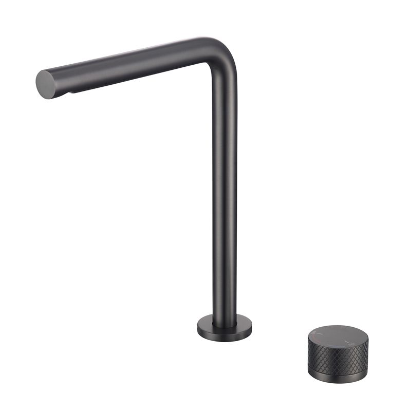 Lysivalla | Modern High Arc Tubular Silhouette Swivel Vessel Bathroom Sink Tap