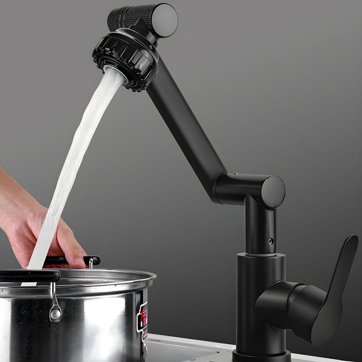 Kalsvig | Sleek Architectural Rotatable Lever Kitchen Pot Filler Tap