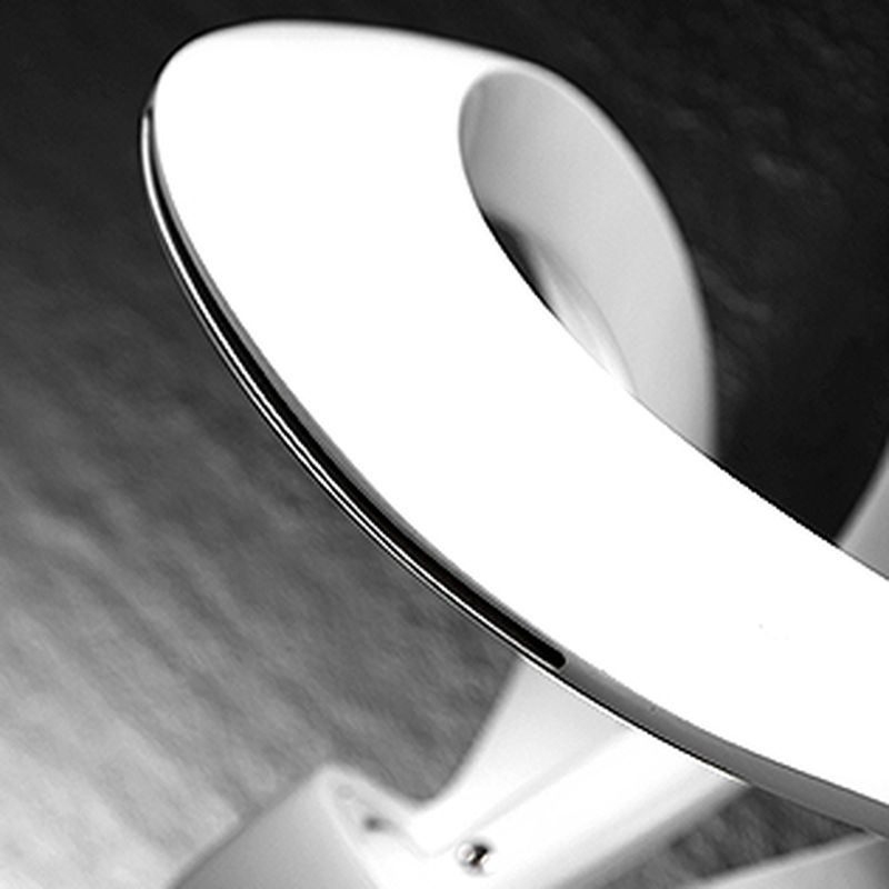 Juvallure | Modern Curved Column Waterfall Spout Bathroom Sink Tap