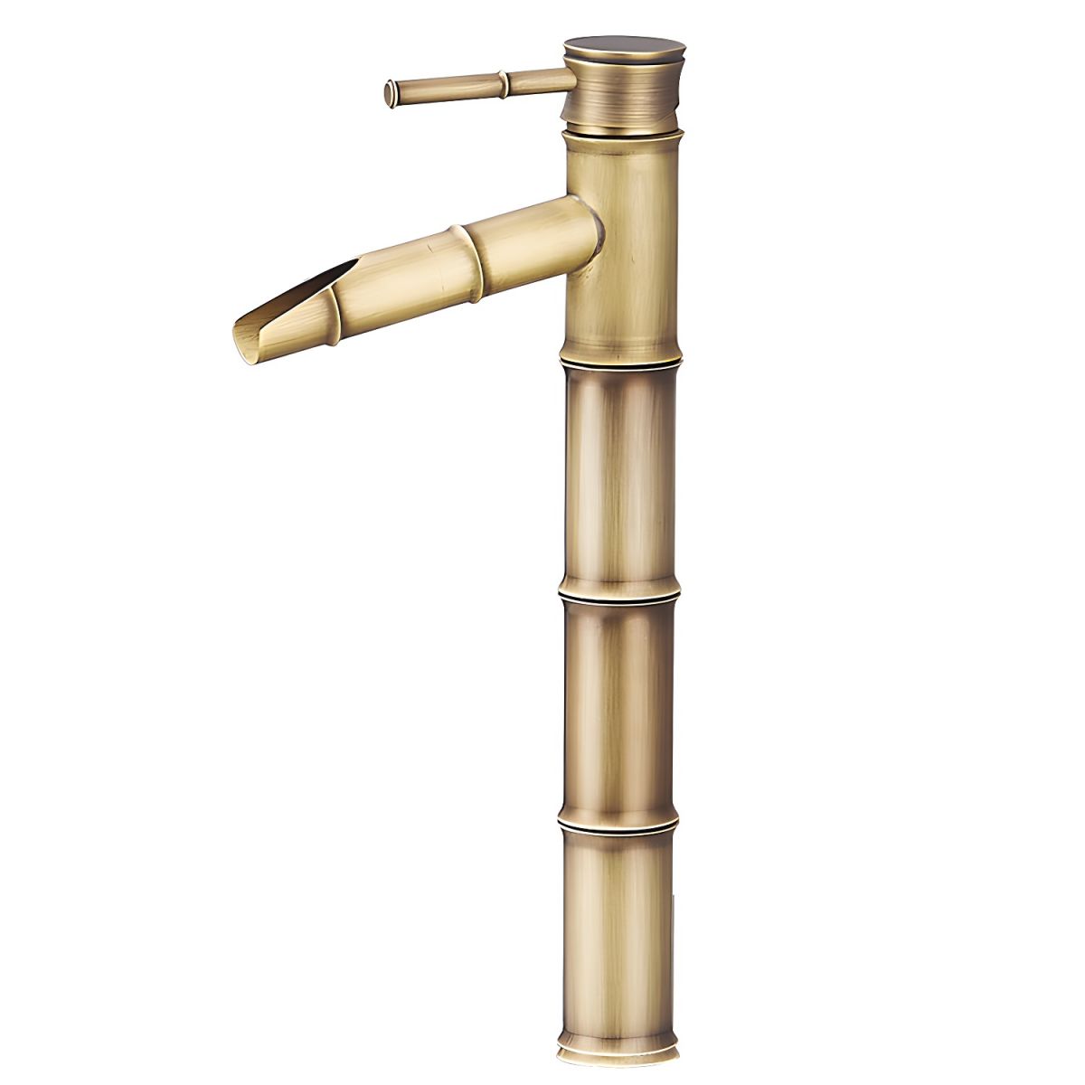 Kestrum | Artisan Bamboo Silhouette Arched Column Bathroom Sink Tap