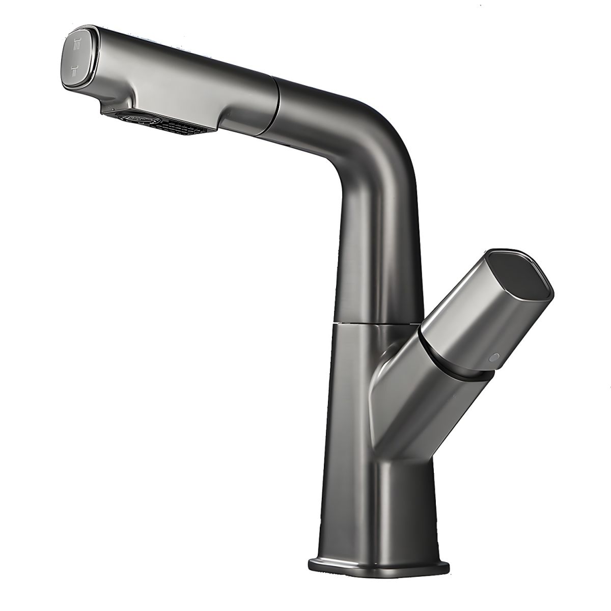 Thrylvim | Minimalist Arched Profile Centerset Bathroom Sink Tap