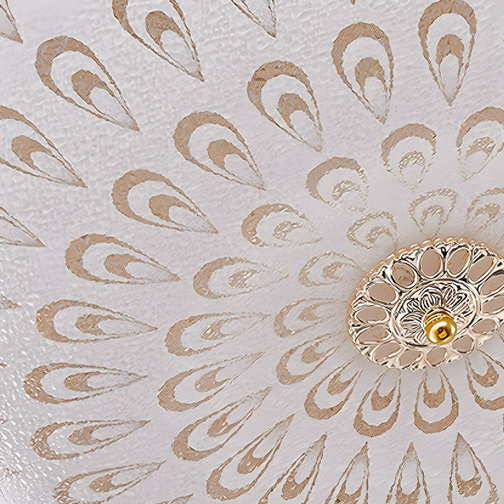 Auralis | Contemporary Geometric Crystal Ring Ceiling Light