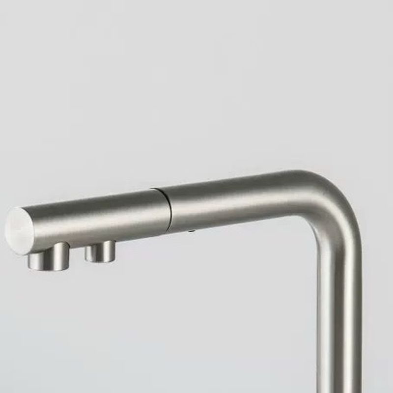 Nyvalla | Modern L-Shaped Retractable Spout Kitchen Sink Mixer Tap
