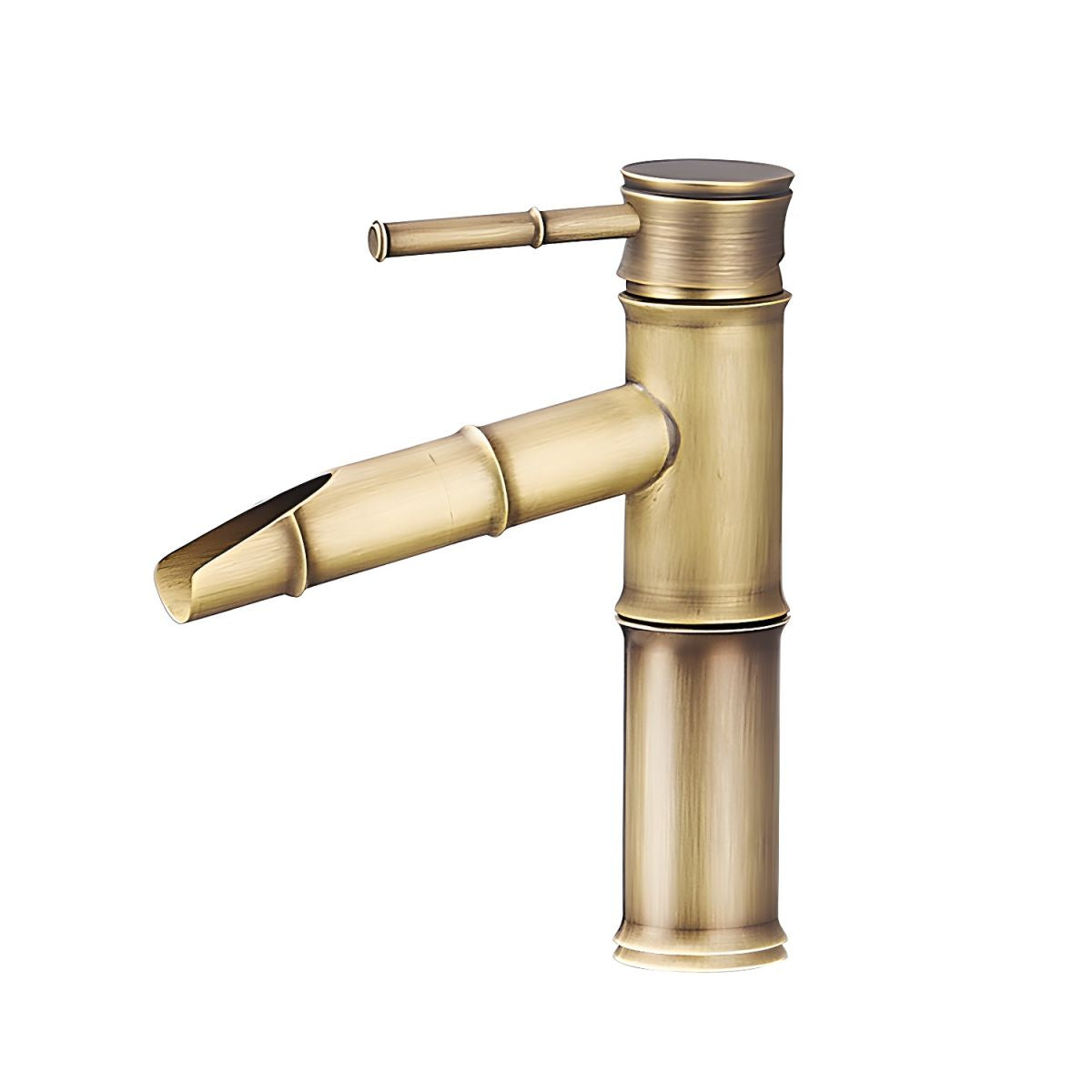 Kestrum | Artisan Bamboo Silhouette Arched Column Bathroom Sink Tap