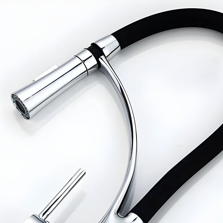 Arvidem | Modern High Arc Pull Down Spring Spout Kitchen Sink Mixer Tap