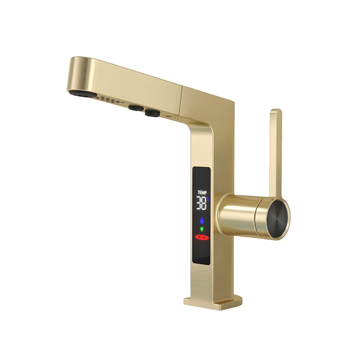 Keldunir | Modern Touch Activated Retractable Spout Bathroom Sink Tap